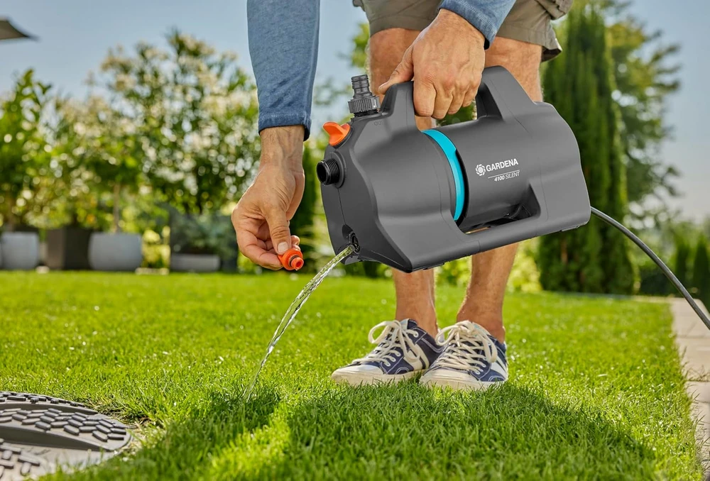 Gardena Sodo siurblys 4100 Silent, 550 W, 4100 l/h, 36 m / 3,6 bar, 7kg, apsauga nuo UV ir lietaus