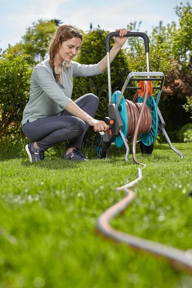 Gardena žarnos vežimėlis AquaRoll M Easy, komplektas 20 m