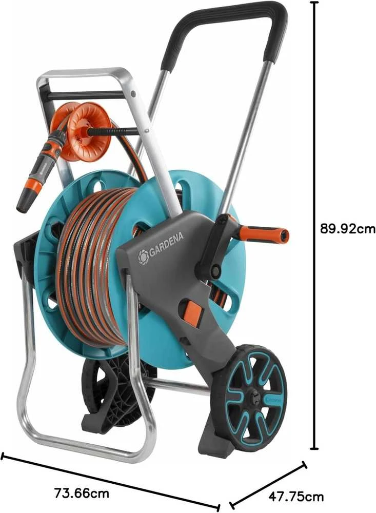 Gardena žarnos vežimėlis AquaRoll M Easy, komplektas 20 m