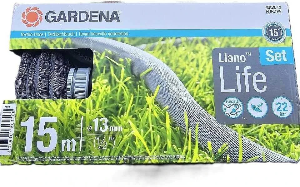 Gardena Tekstilinės žarnos Liano™ Life 15 m rinkinys | ‎18445-20
