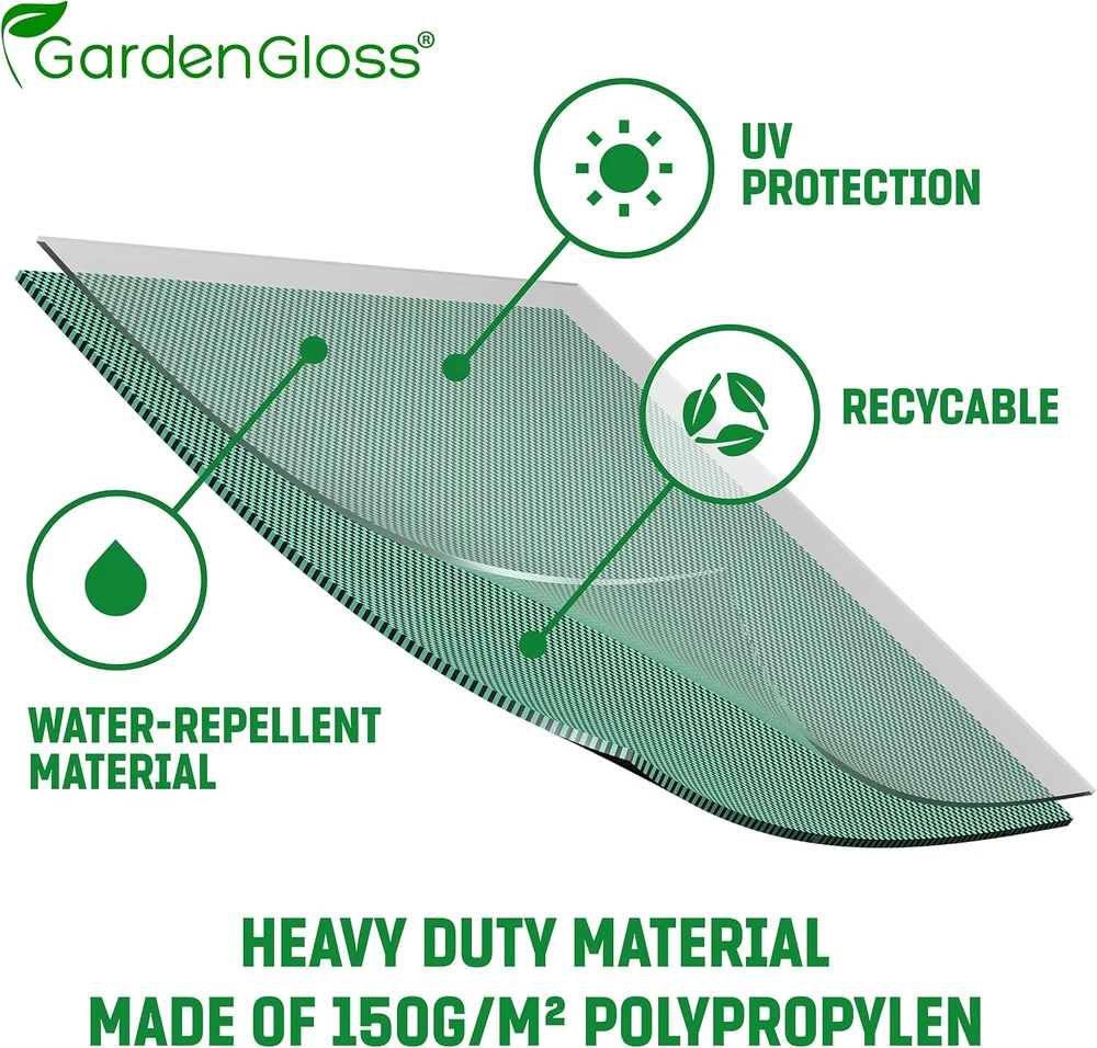 GardenGloss sodo atliekų maišai su rankenomis, 3 vnt. po 272 l, iki 50 kg