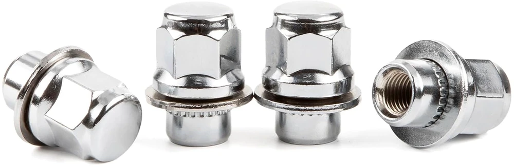 GAsupply chromuotos ratų veržlės M12 x 1.5, 37 mm, SW21, 20 vnt., 5307S
