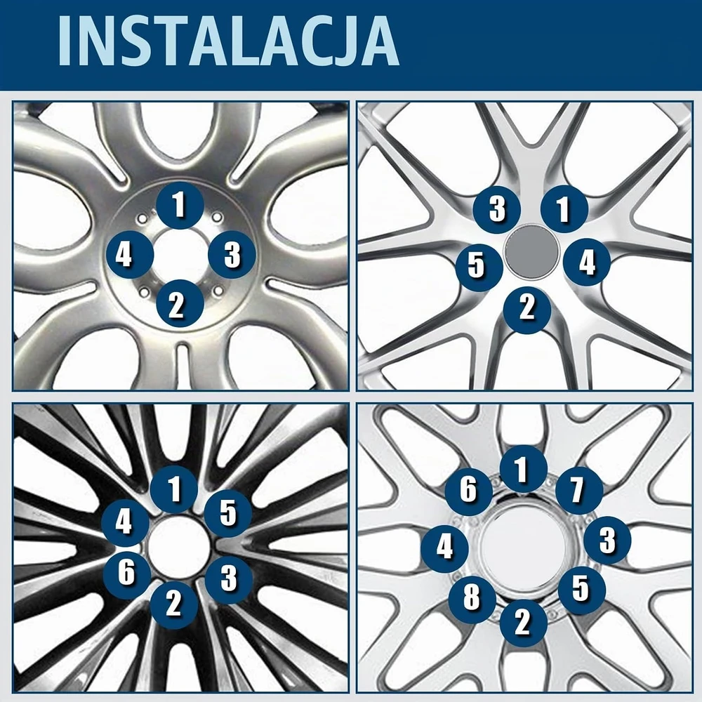GAsupply ratų veržlės M12 x 1.5 x 31,5 mm, kūginės, 20 vnt., 303B20BK