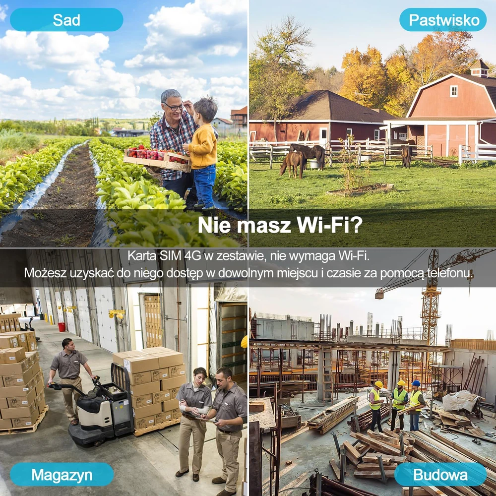 GENBOLT lauko IP kamera 2K 3G/4G LTE su sukiojama PTZ, naktiniu matymu, PoE, modelis GB213H-4G