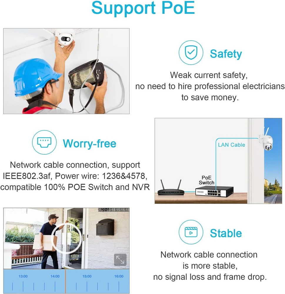 GENBOLT lauko IP kamera 2K 3G/4G LTE su sukiojama PTZ, naktiniu matymu, PoE, modelis GB213H-4G