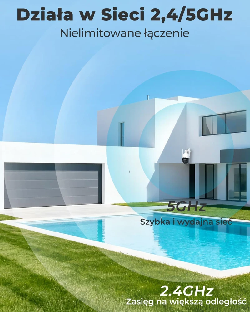 GENBOLT lauko IP kamera su 4K 8 MP vaizdo raiška, Wi-Fi ir PoE, 10X hibridiniu priartinimu, modelis GB202V