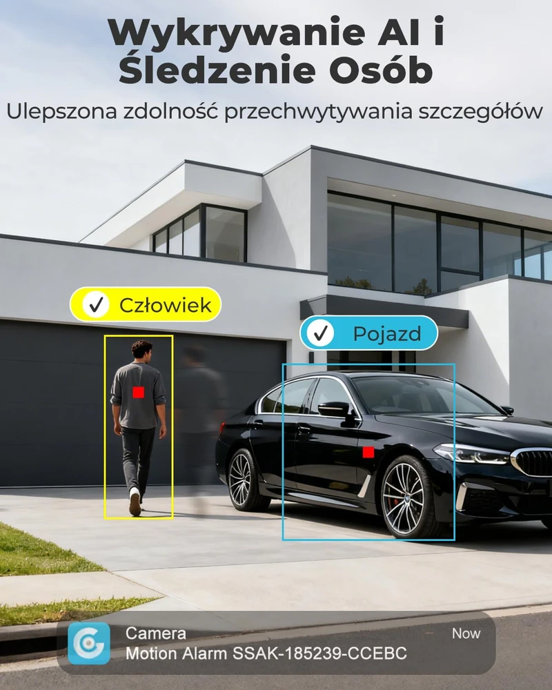 GENBOLT lauko IP kamera su 4K 8 MP vaizdo raiška, Wi-Fi ir PoE, 10X hibridiniu priartinimu, modelis GB202V