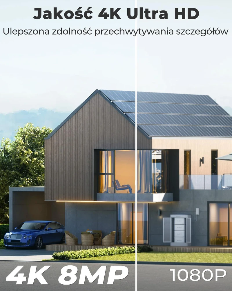 GENBOLT lauko IP kamera su 4K 8 MP vaizdo raiška, Wi-Fi ir PoE, 10X hibridiniu priartinimu, modelis GB202V