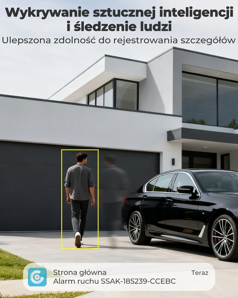 GENBOLT lauko saulės energija maitinama Wi‑Fi PTZ kamera 2K, IP66, GB203EK