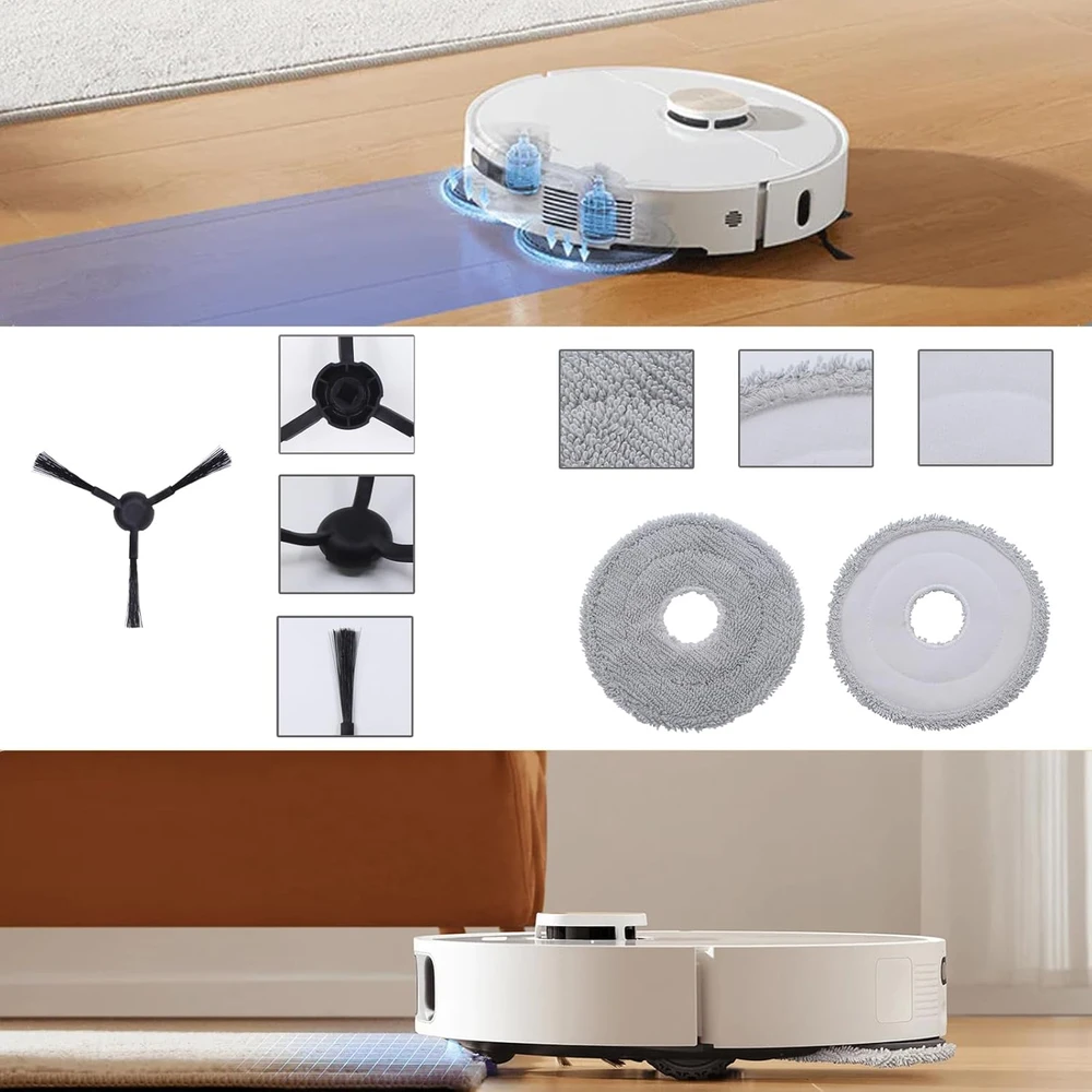 Geoviizon robotų dulkių siurblių atsarginių dalių rinkinys L10s Pro Ultra Heat GE015