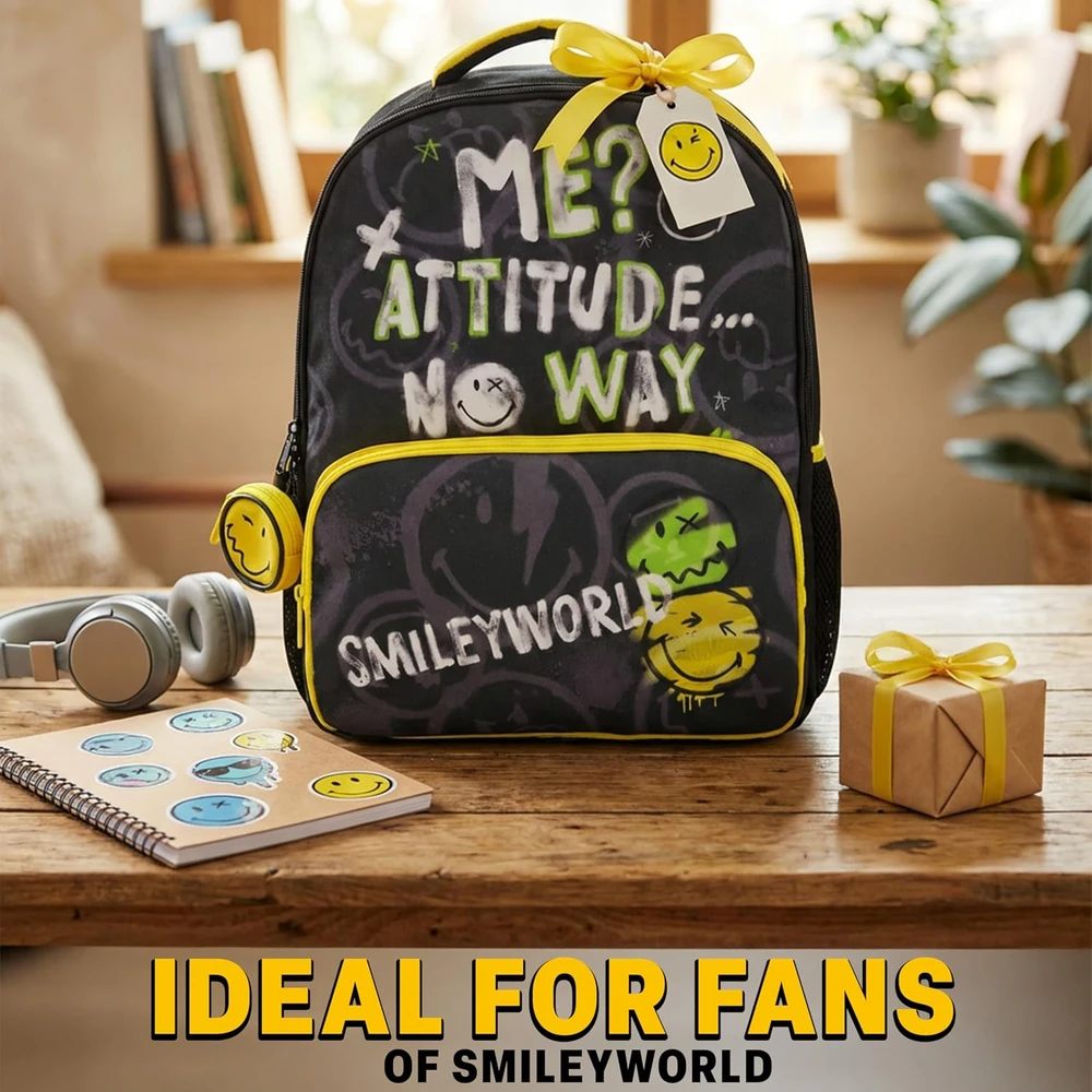 Get Trend vaikiška mokyklinė kuprinė Smiley World 16.2 L, 46 cm, SYWD-0011