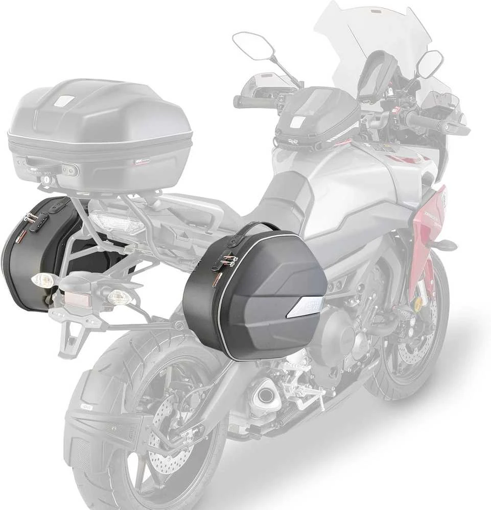 Givi šoniniai motociklo krepšiai Monokey 25 l, ABS medžiaga, juodos, WL900