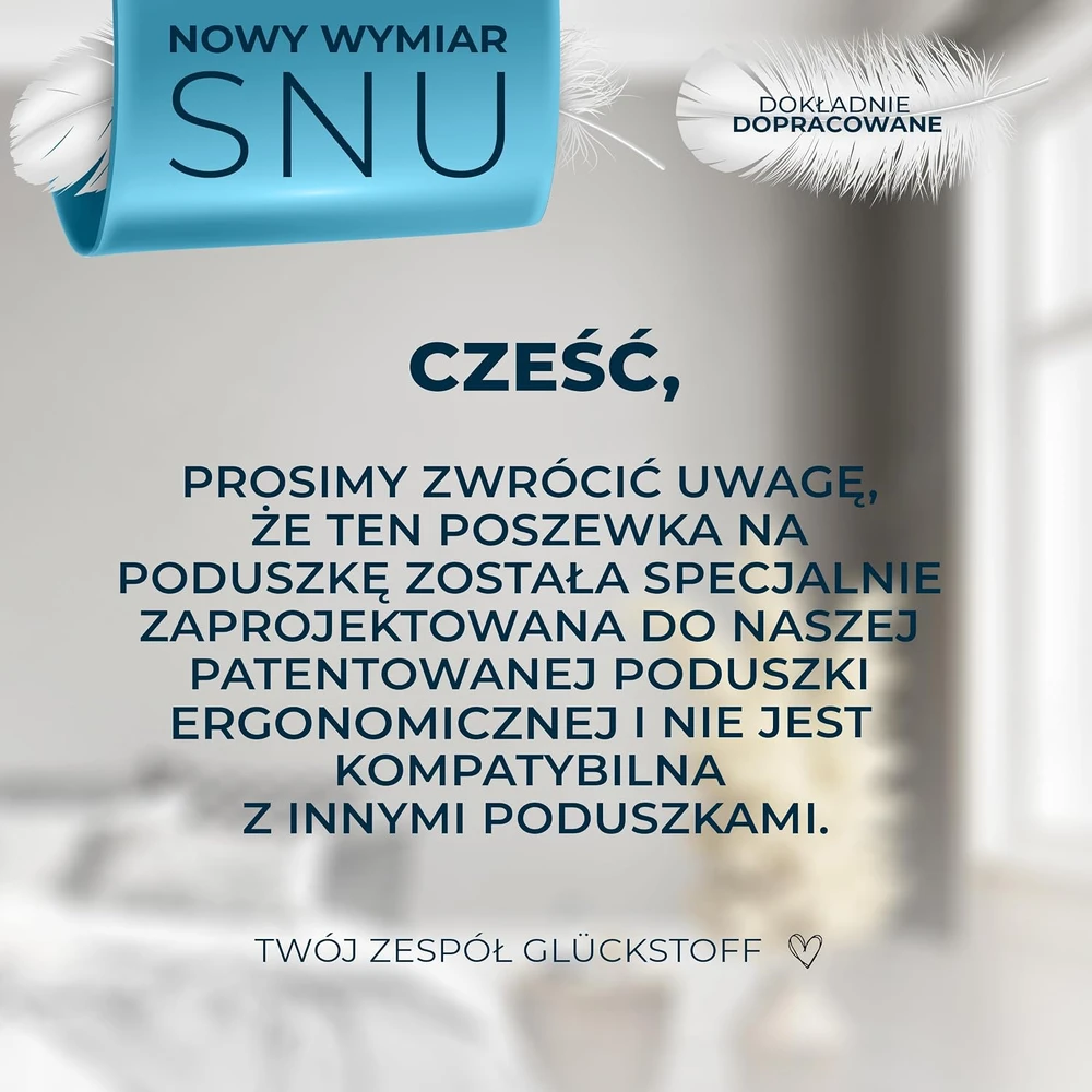 Glückstoff ergonominės pagalvės užvalkalas iš bambuko pluošto, pilkas, Ergo PX124
