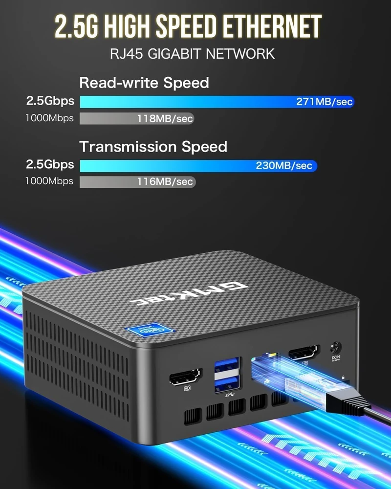 GMKtec mini kompiuteris Nucbox G3 PRO Intel Core i3-10110U, 16 GB RAM, 512 GB SSD