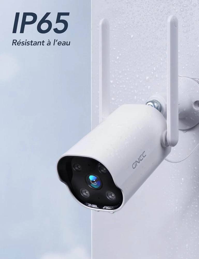GNCC lauko stebėjimo kamera 2K su Wi-Fi, IP65 ir naktiniu matymu GT1PRO-W-2
