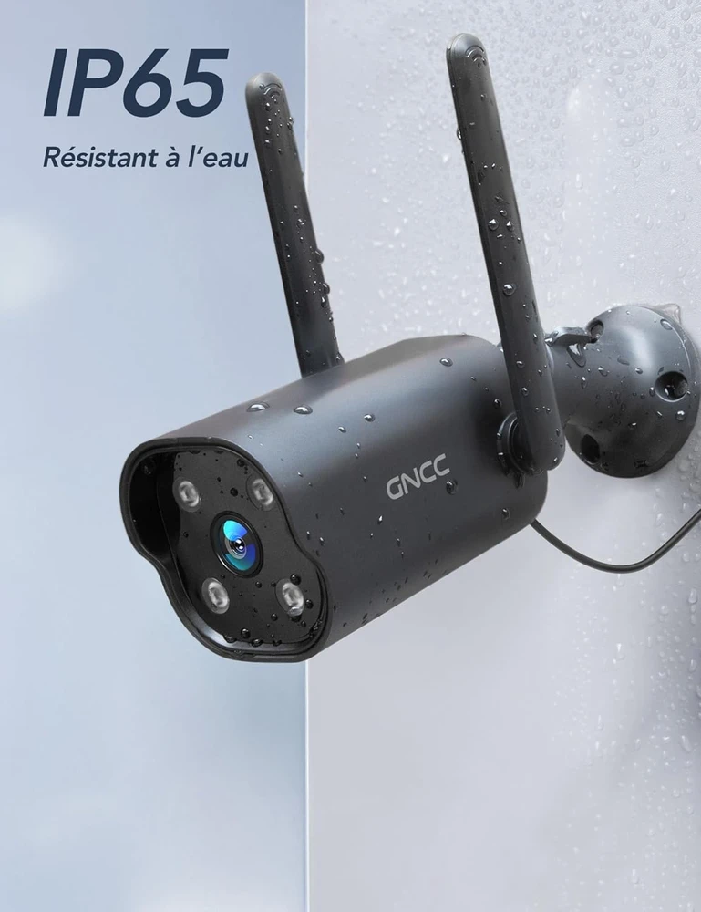 GNCC lauko Wi-Fi vaizdo stebėjimo kamera 2K, IP65, 110° GT1PRO-B