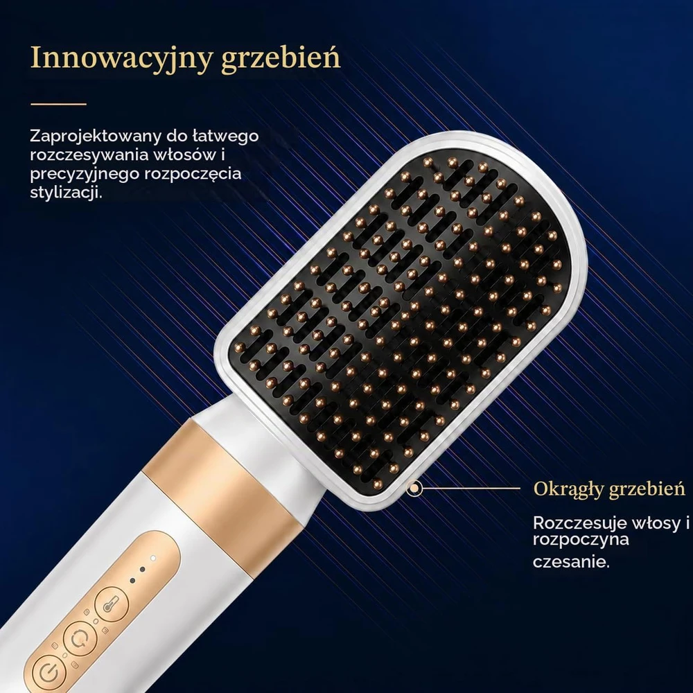 Golden Goods plaukų formavimo džiovintuvas 7 viename, 1400 W, KRUL005