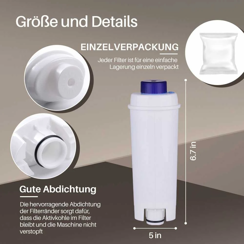 GOLDEN ICEPURE vandens filtras kavos aparatams, suderinamas su De'Longhi DLSC002, 3 vnt., CMF006