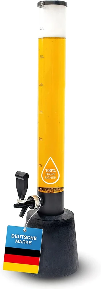 GOODS+GADGETS gėrimų bokštas su čiaupu, 3,5 l talpos, metalo konstrukcija, 85 cm aukščio