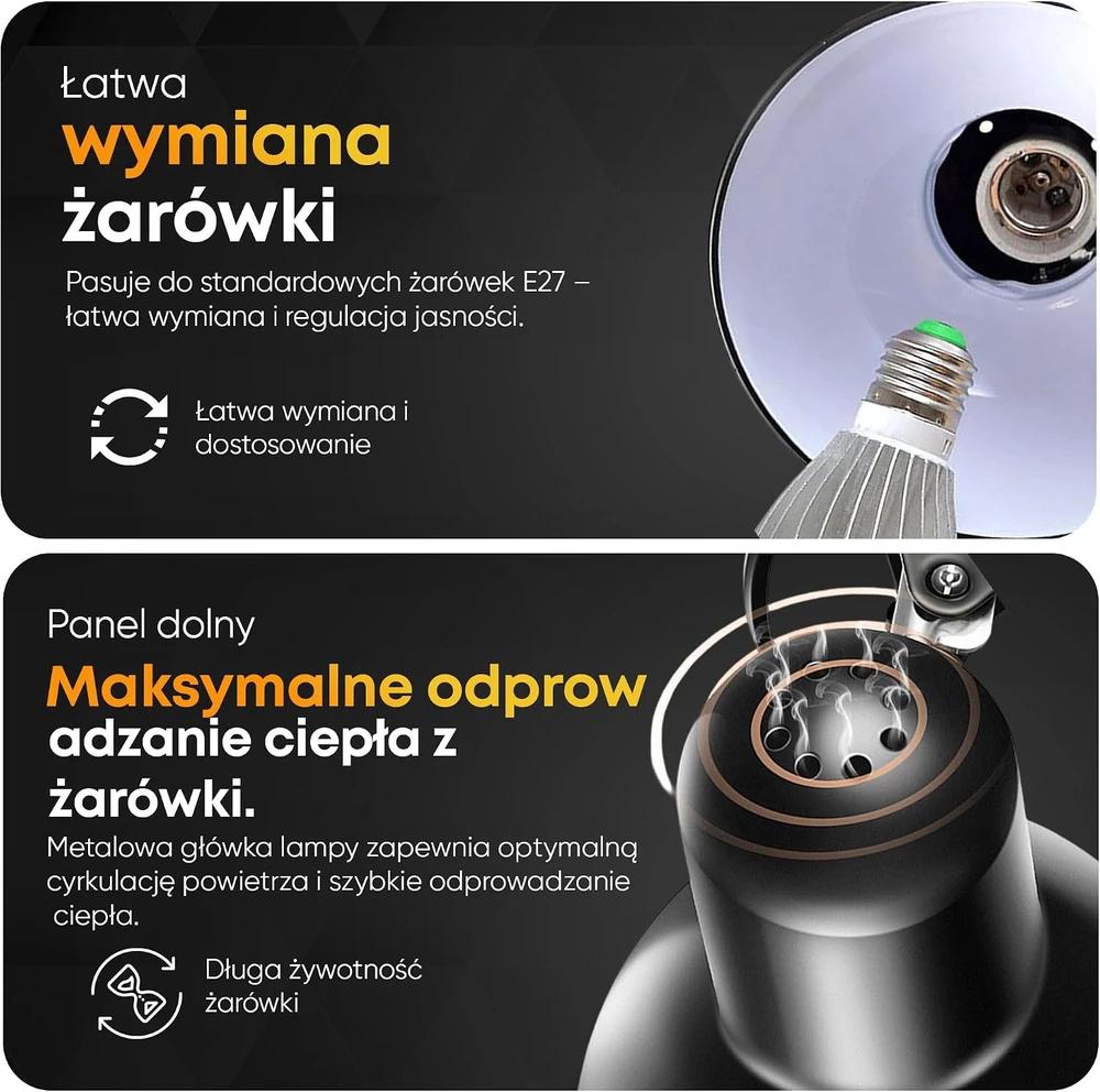 GOODS+GADGETS retro stalinis šviestuvas E27 su LED lempute, 55 cm DS-321A-024A