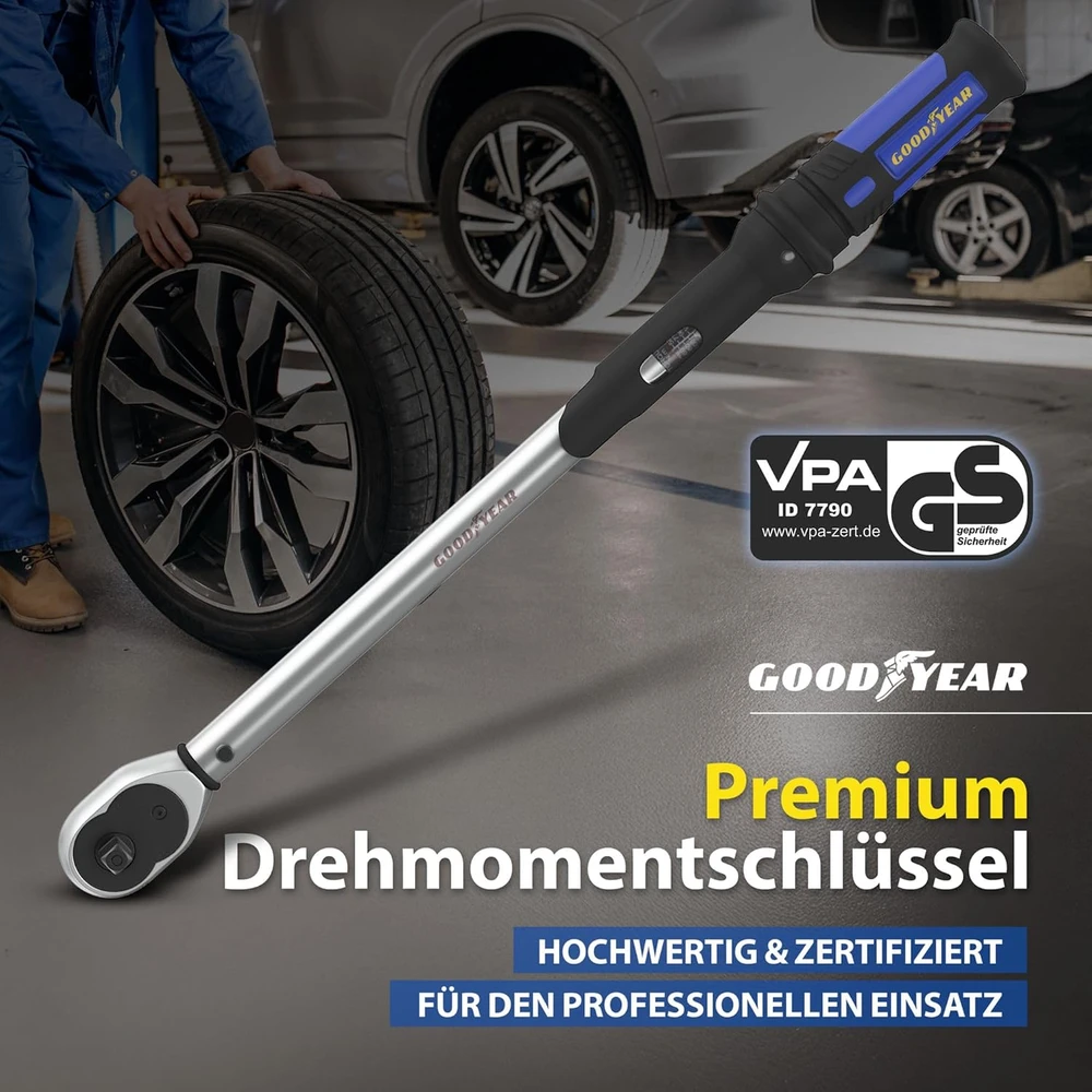 Goodyear dinamometrinis raktas 1/2 col., 42–210 Nm, 75522