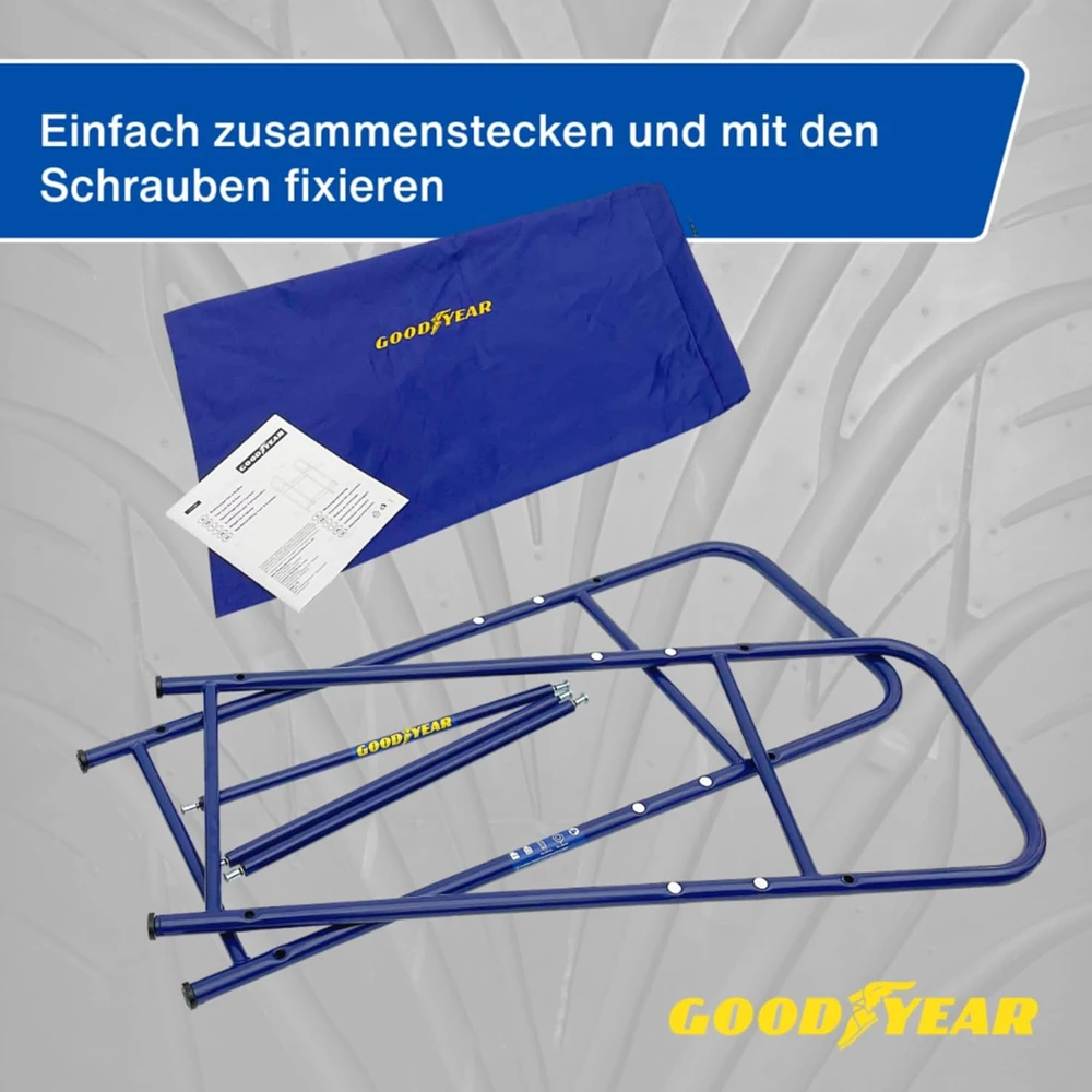 Intertec Goodyear padangų stelažas 4 padangoms, 2 lygiai, 120 kg, 11120