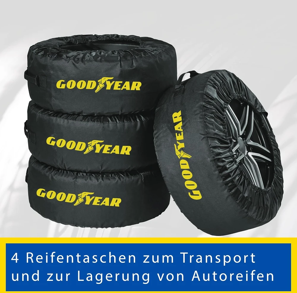 Goodyear padangų transportavimo ir laikymo krepšiai iš 600D poliesterio, 4 vnt., 681271
