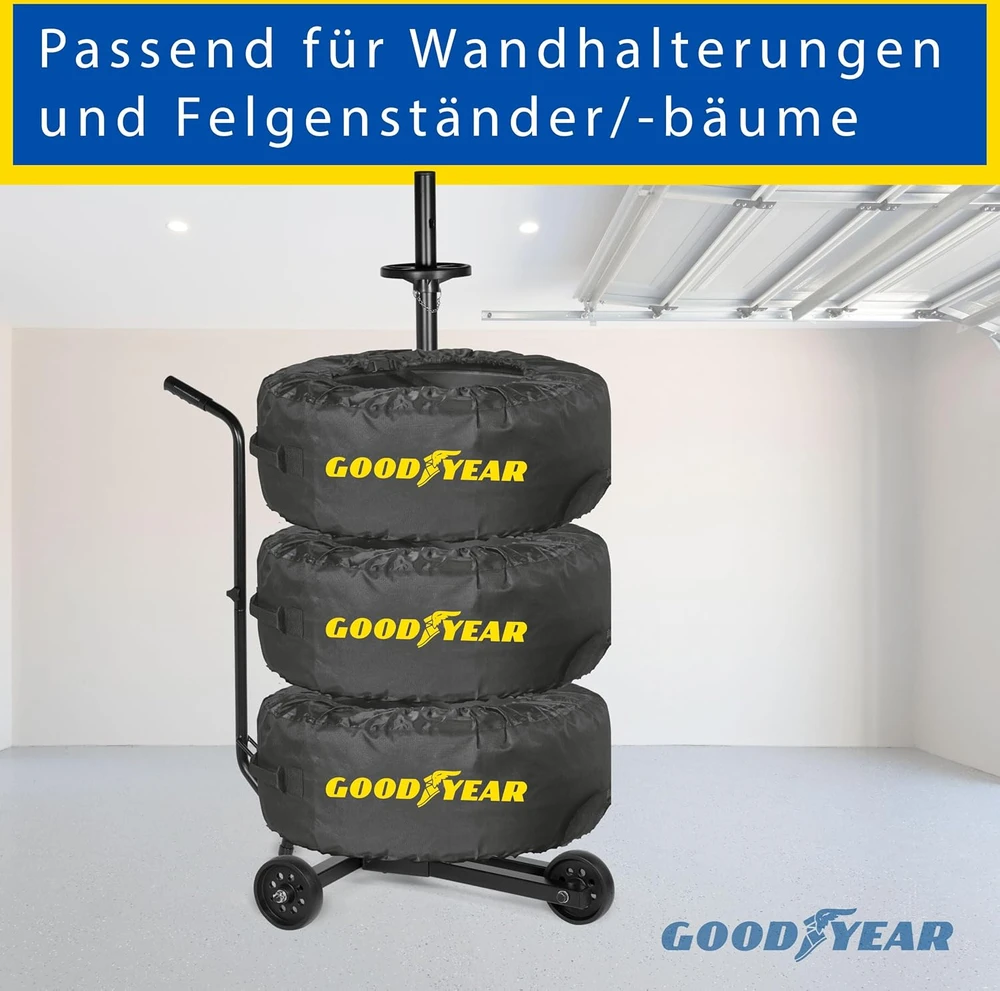 Goodyear padangų transportavimo ir laikymo krepšiai iš 600D poliesterio, 4 vnt., 681271