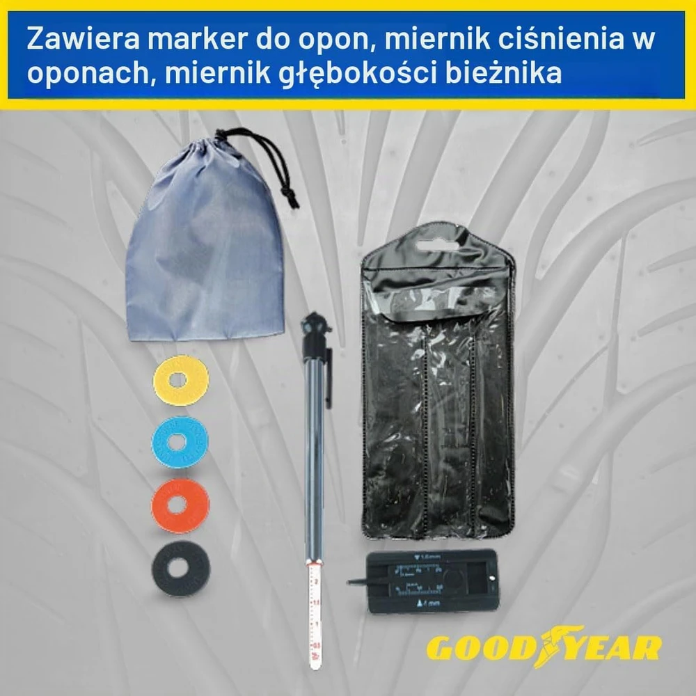 Goodyear padangų vežimėlis 4 ratams iki 100 kg su apsauginiu uždangalu 11123