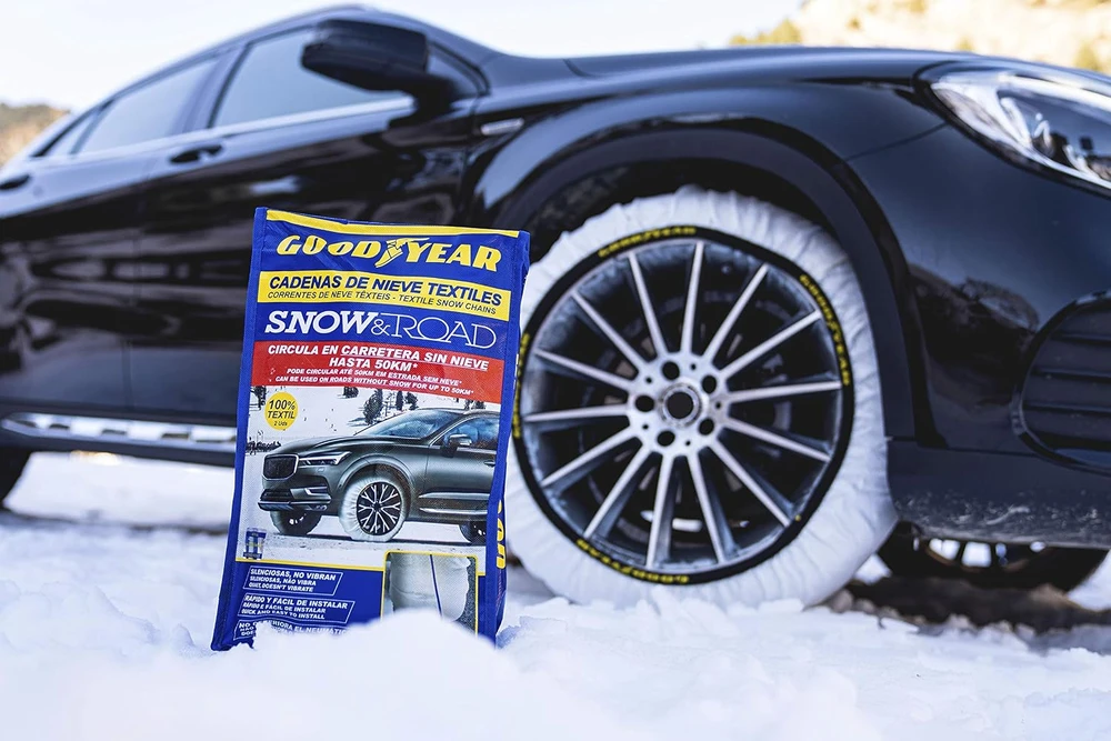 Goodyear tekstilinės sniego grandinės automobiliams Snow & Road XL GOD8021