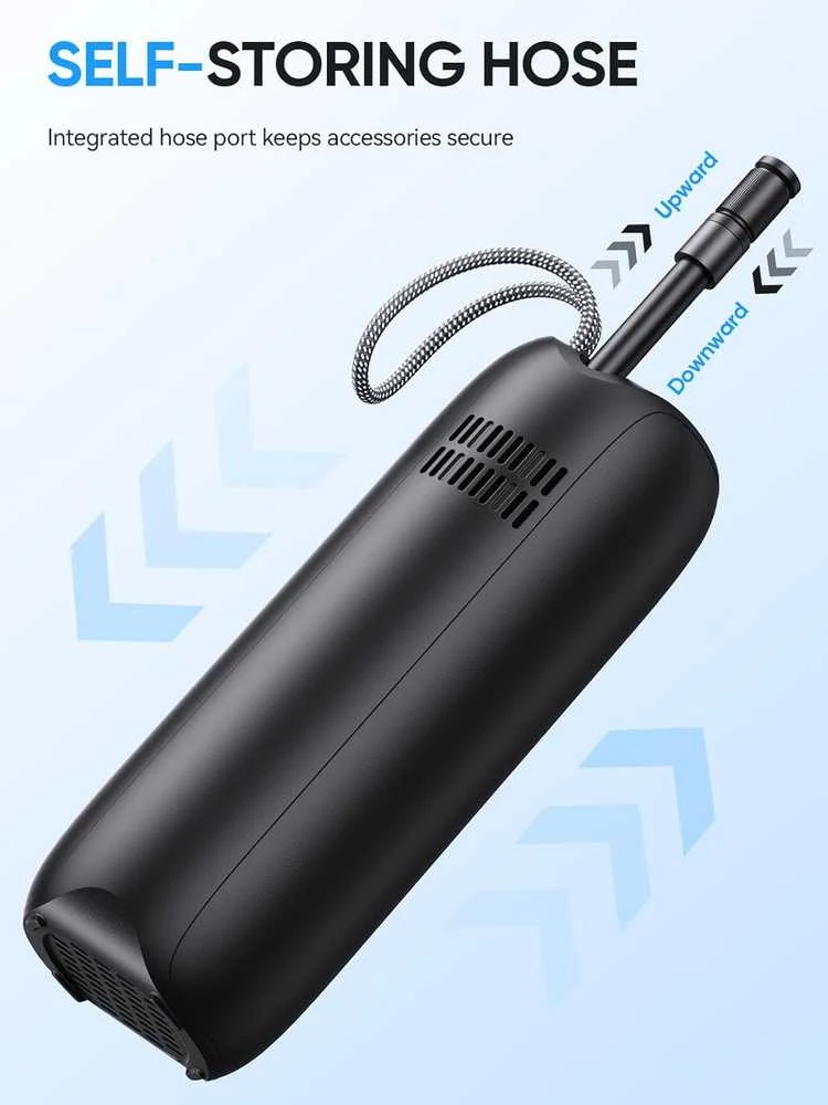 GPUTEK elektrinė dviračio pompa, 150 psi, skaitmeninė, 5200 mAh akumuliatorius, BG02