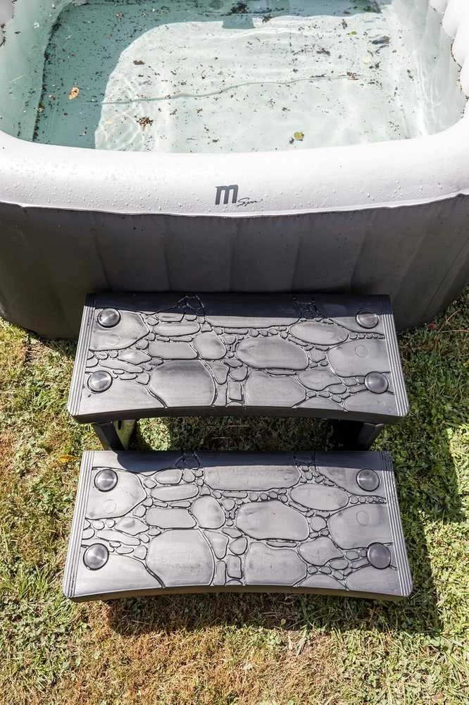 Gre laipteliai SPA baseinams, 2 pakopos, neslystančios, 34 cm aukščio, SPAL2