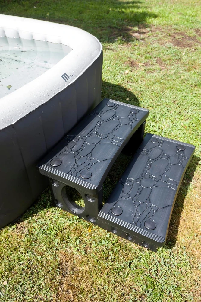 Gre laipteliai SPA baseinams, 2 pakopos, neslystančios, 34 cm aukščio, SPAL2