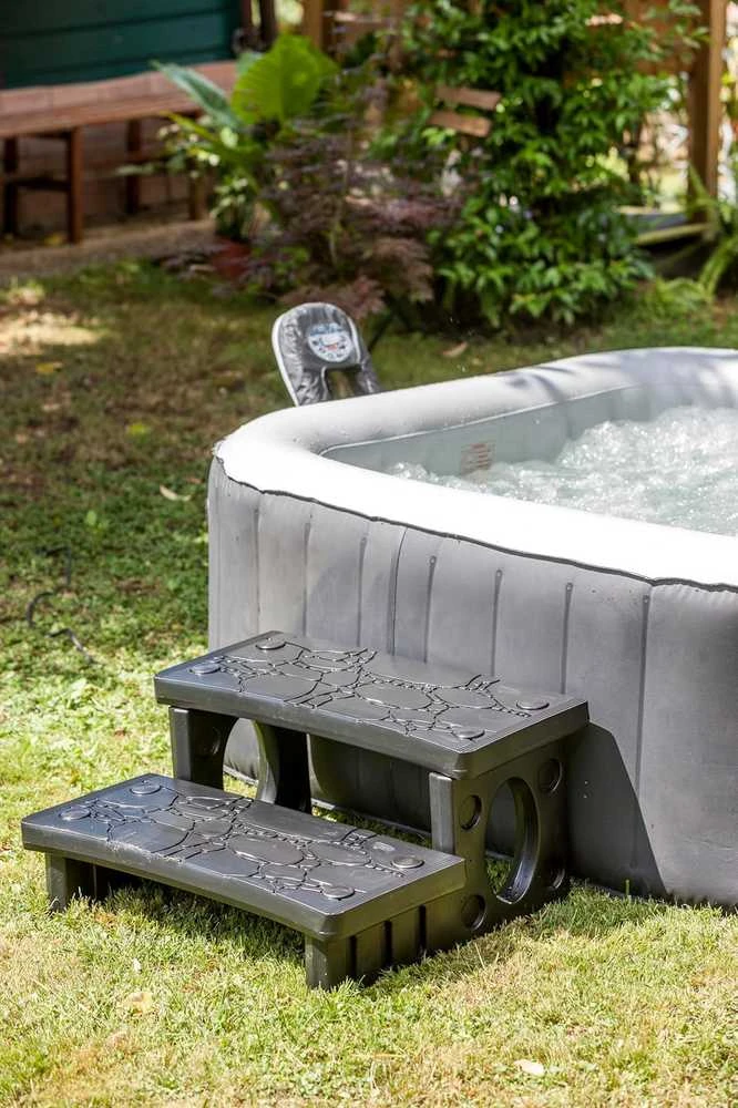 Gre laipteliai SPA baseinams, 2 pakopos, neslystančios, 34 cm aukščio, SPAL2