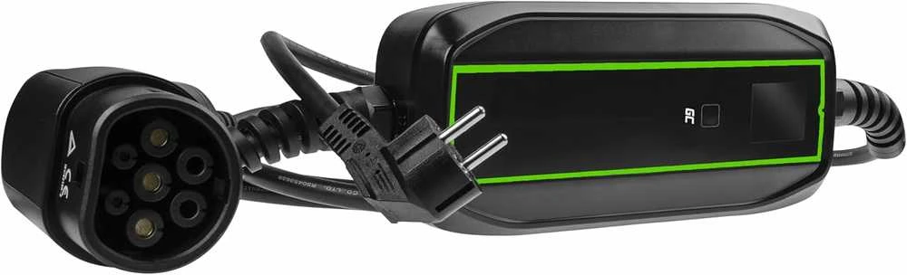 Green Cell Žalias Cell Kabelis Žalias Cell GC Type 2 22 kW 5 metrų, skirtas įkrauti elektromobilius