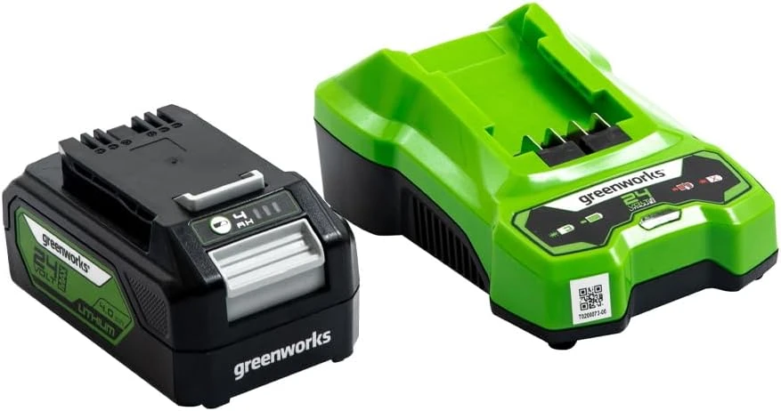 Akumuliatorius Greenworks GSK24B4; 24 V; 4,0 Ah; Li-ion + pakrovėjas