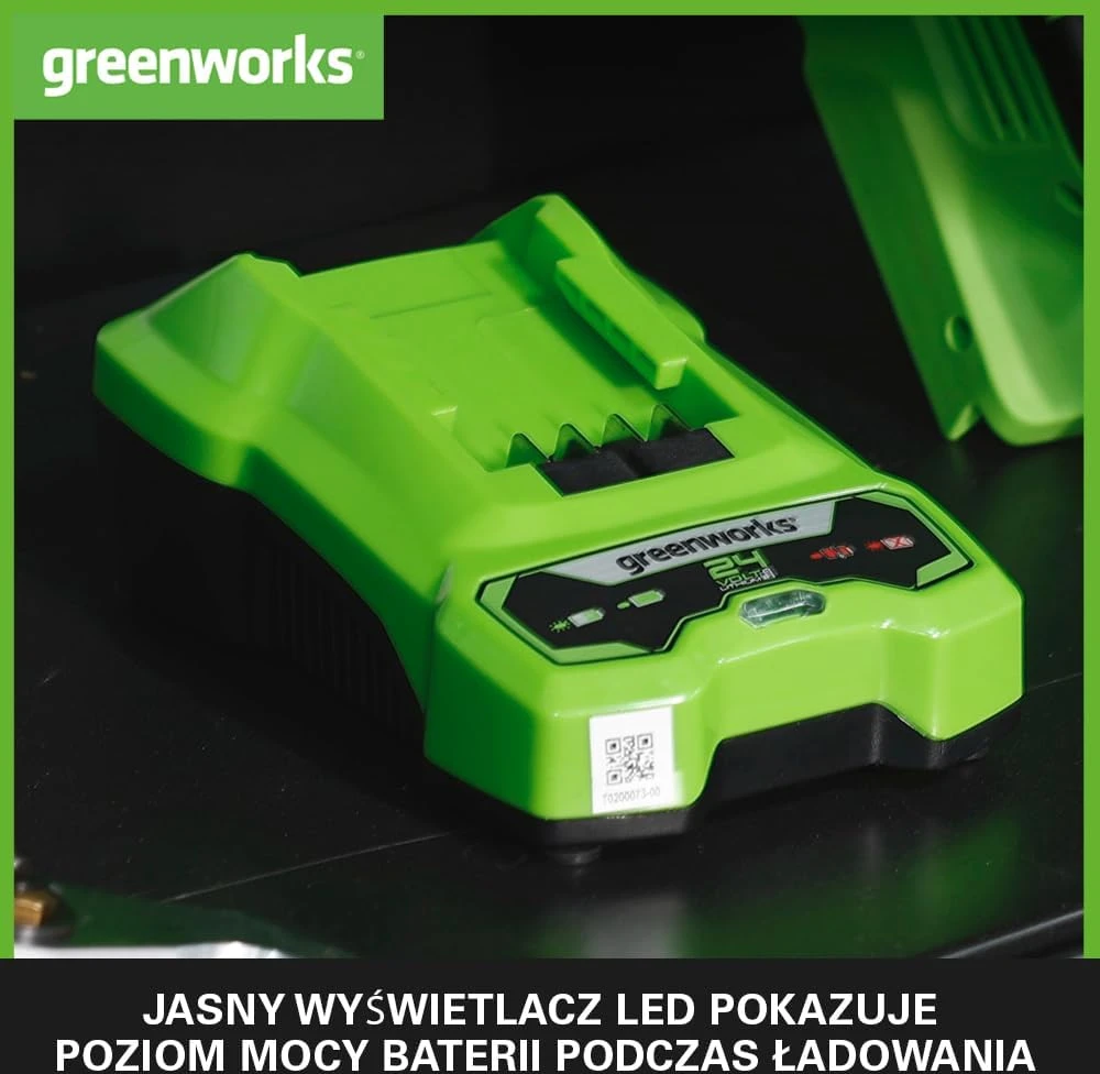 Akumuliatorius Greenworks GSK24B4; 24 V; 4,0 Ah; Li-ion + pakrovėjas