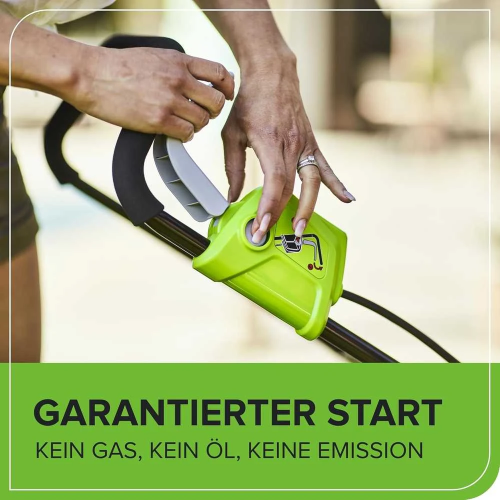 Greenworks Žoliapjovė, su 2x40 V 2 Ah akum., G40LM35, 2501907UC