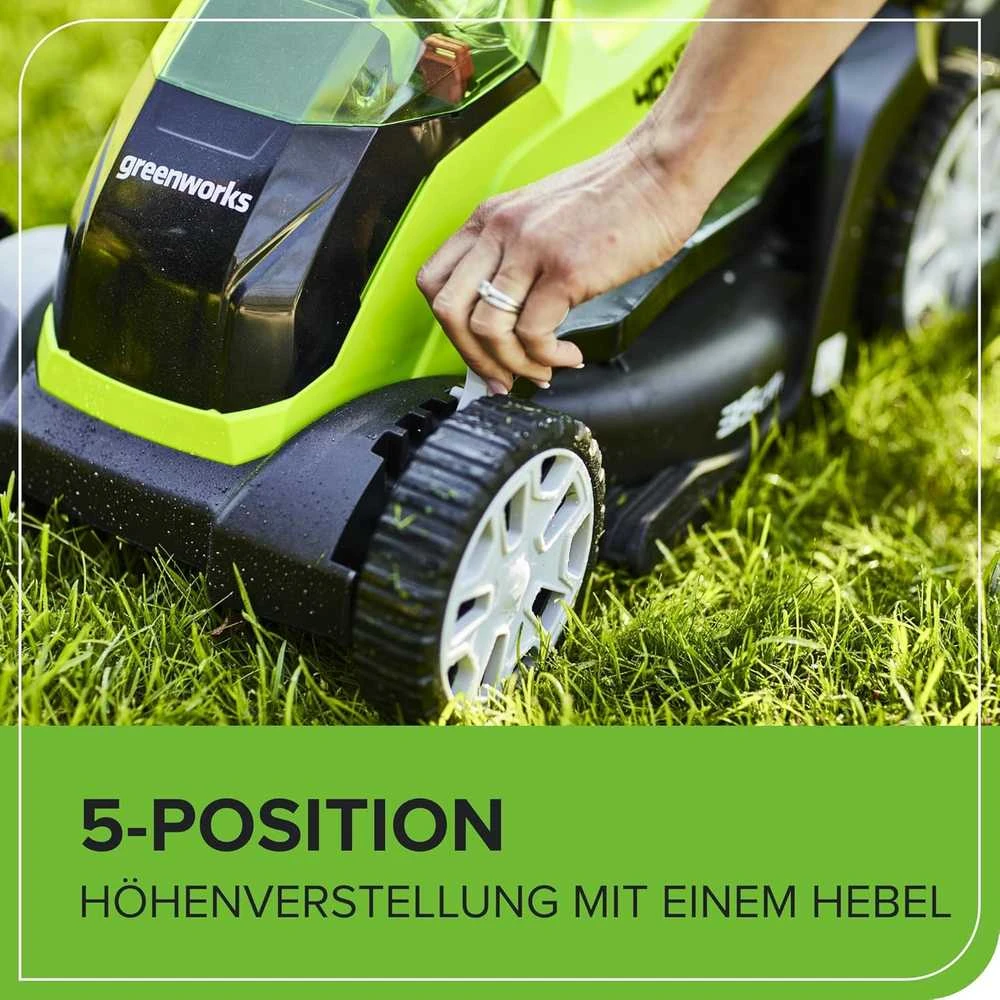 Greenworks Žoliapjovė, su 2x40 V 2 Ah akum., G40LM35, 2501907UC
