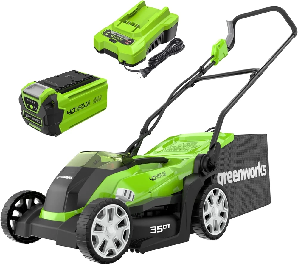 Vejapjovė Greenworks G40LM35K2; 40 V; 1x2,0 Ah akum.