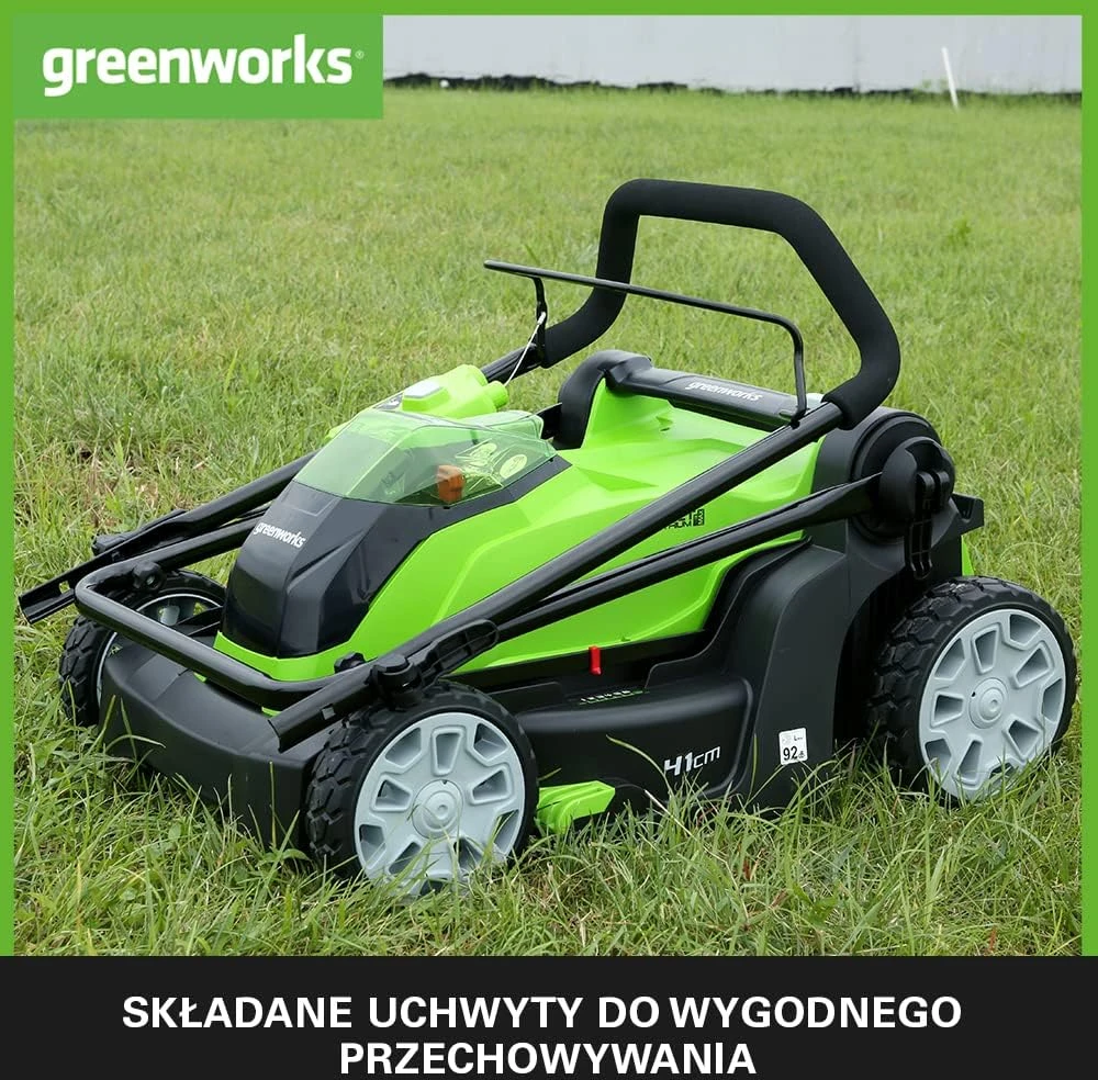 Greenworks Vejapjovė G40LM41, 41cm, 40V, be akumuliatoriaus ir kroviklio