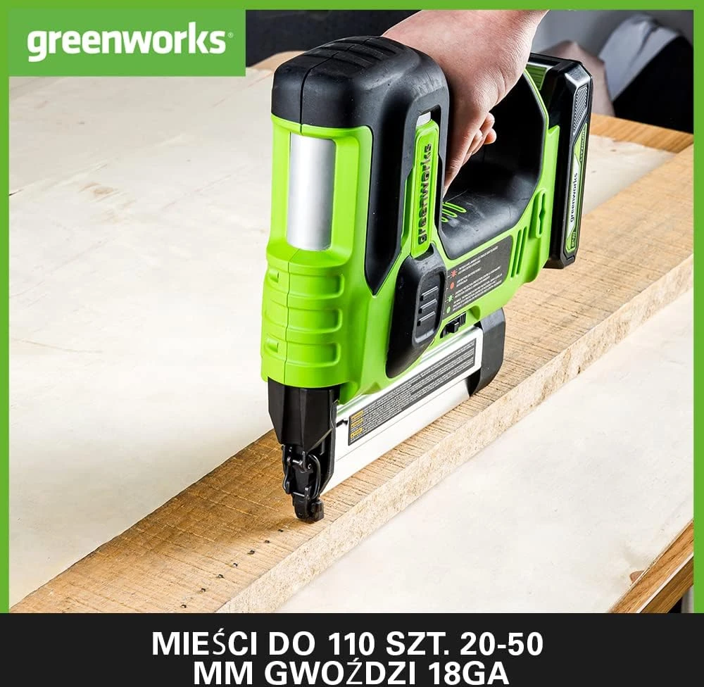 Viniakalė Greenworks GD24BN; 24 V (be akumuliatoriaus ir pakrovėjo)