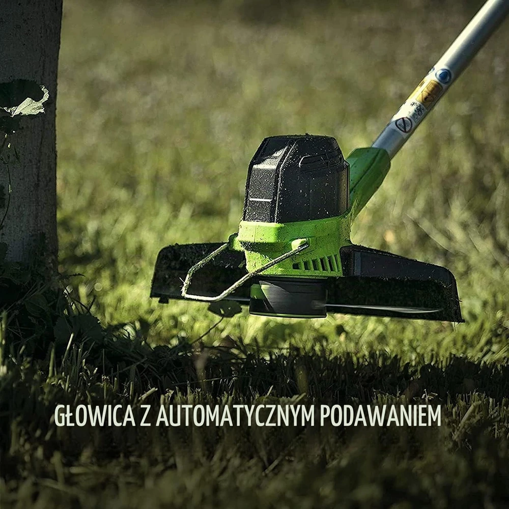 Greenworks akumuliatorinė žoliapjovė 40 V, 30 cm, su 2 Ah akumuliatoriumi 2101507UA