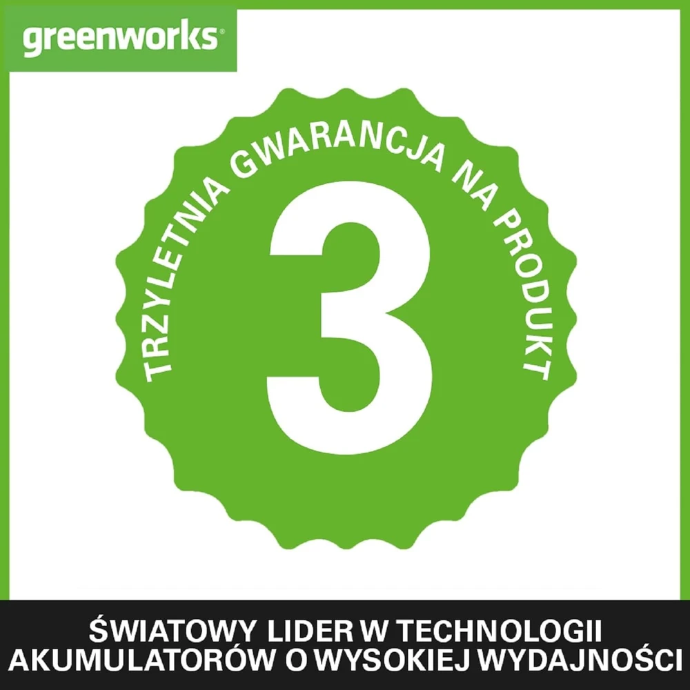 Žoliapjovė - trimeris Greenworks G40LT33; 40 V (be akumuliatoriaus ir pakrovėjo)