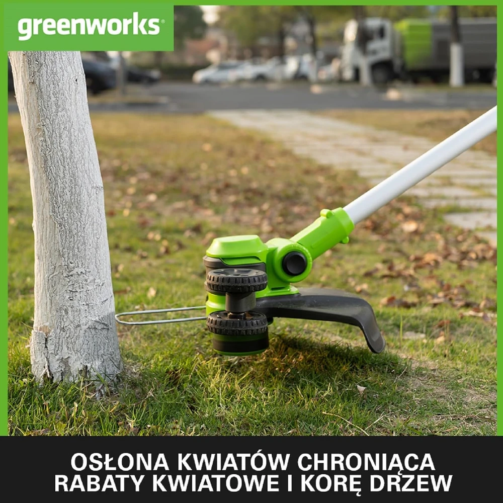 Žoliapjovė - trimeris Greenworks G40LT33; 40 V (be akumuliatoriaus ir pakrovėjo)