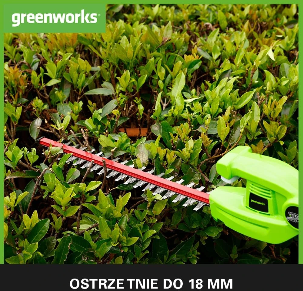 Greenworks akumuliatorinės gyvatvorių žirklės su sulankstomu kotu 51 cm 24 V G24PH51K2