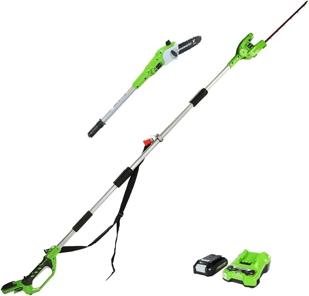 Multifunkcinis įrankis sodui Greenworks G24PSHK2; 24 V; 1x2,0 Ah akum.