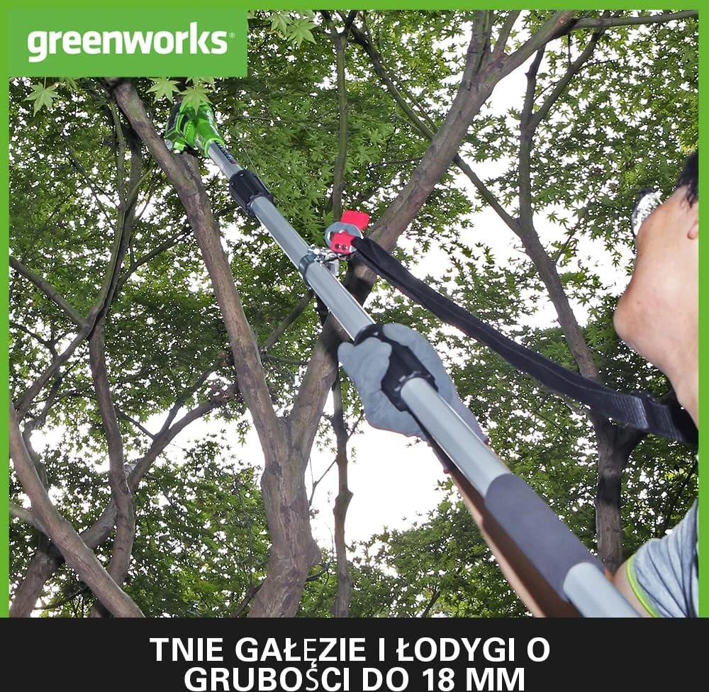 Multifunkcinis įrankis sodui Greenworks G24PSHK2; 24 V; 1x2,0 Ah akum.