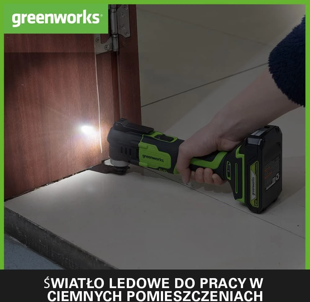 Daugiafunkcinis įrankis Greenworks G24MT; 24 V (be akumuliatoriaus ir pakrovėjo)