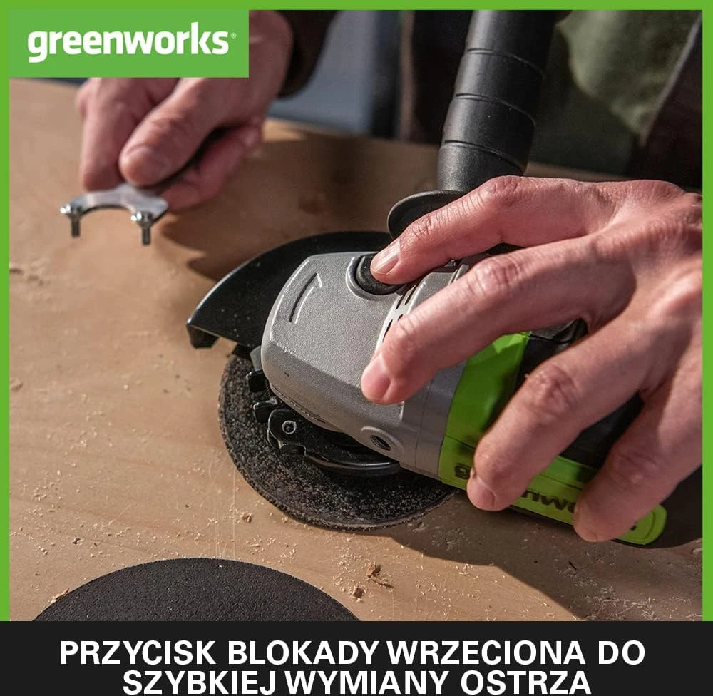 Greenworks 24V gd24ag Kampinis šlifuoklis (tik įrankis)
